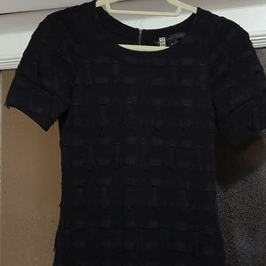 Marc Jacobs Black Tassel Dress